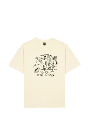 Brain Dead Oracle graphic-print T-shirt - Neutrals