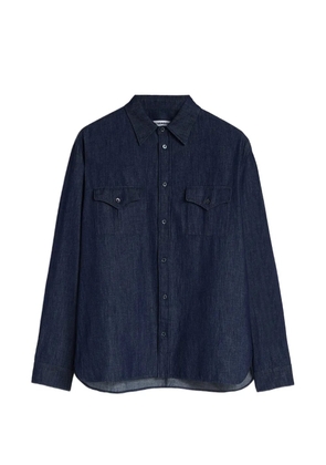 Jil Sander cotton chambray shirt - Blue