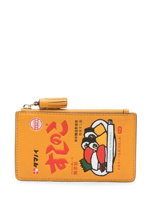 Anya Hindmarch Sushi No Ko leather card holder - Yellow