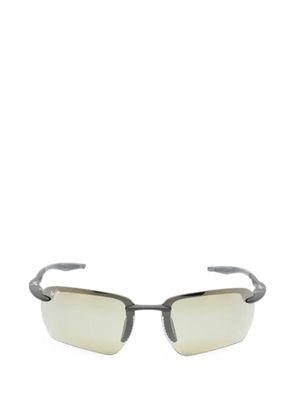 Maui Jim Ho'okipa Ultra G rectangle-frame sunglasses - Black