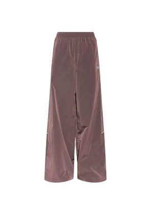 adidas Teamgeist logo-print wide-leg track pants - Purple