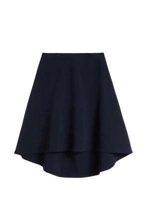 Jil Sander asymmetric midi skirt - Blue