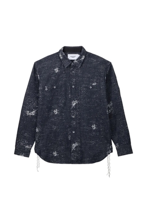 Momotaro Jaguard long-sleeve shirt - Blue