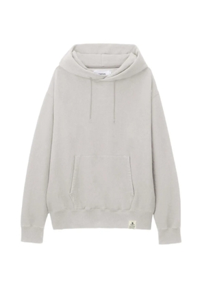 Momotaro drawstring-hood hoodie - Grey