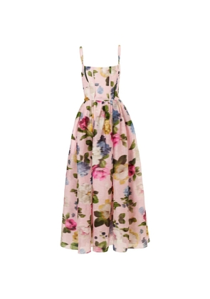 Carolina Herrera floral-print maxi dress - Pink