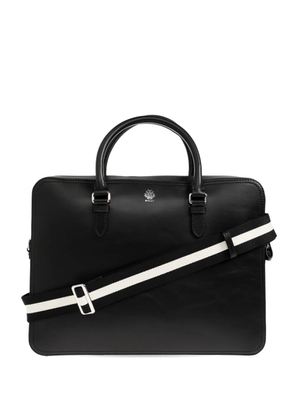 Bally Ray logo-print laptop bag - Black