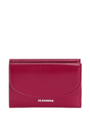 Jil Sander Cannolo wallet mini - Pink