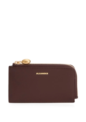 Jil Sander Goji coin purse small - Brown