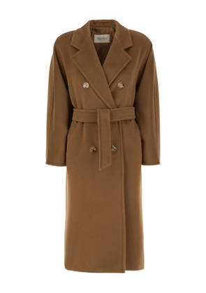 Max Mara belted double-breasted coat - Brown