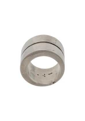 Parts of Four Crescent Crevice layered-look ring - Silver