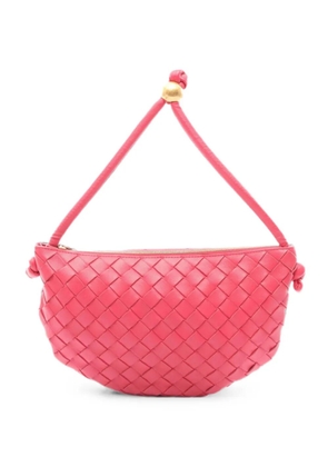 Bottega Veneta Pre-Owned 2000s small Turn Pouch Intrecciato-leather tote bag - Pink