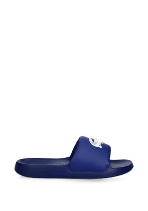 Lacoste logo-print slides - Blue