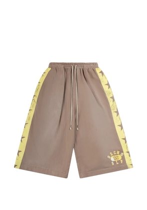 SECND SLF Jumbo Practice drawstring shorts - Brown