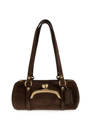 Coach Kisslock Barrel 28 shoulder bag - Brown