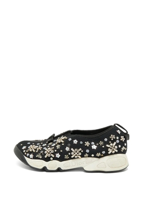 Christian Dior Pre-Owned Fusion crystal-embellished sneakers - Black