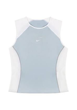 Nike Shox logo-embroidered tank top - Blue