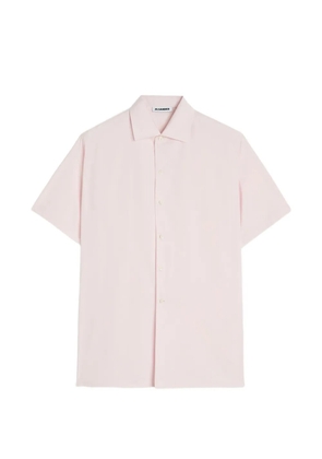 Jil Sander short-sleeved poplin shirt - Pink