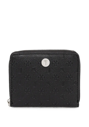 Joop! Nisa logo-embossed zip-around wallet - Black