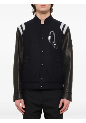 Lanvin panelled baseball jacket - Blue
