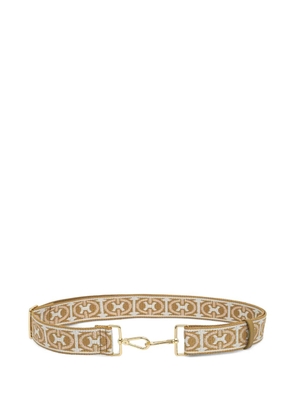 Coccinelle Monogram-pattern lobster-claw shoulder strap - Neutrals