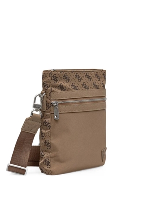 GUESS USA Berlin panelled messenger bag - Neutrals