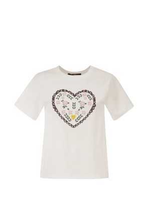 Weekend Max Mara Wkdtenue printed jersey T-shirt - White