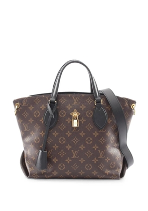 Louis Vuitton Pre-Owned 2019 MM Monogram Noir Flower tote bag - Brown