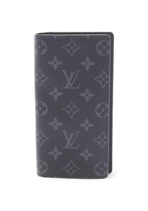 Louis Vuitton Pre-Owned 2021s Brazza Monogram Eclipse wallet - Grey