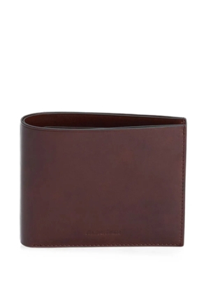 Jil Sander logo-detail wallet - Brown