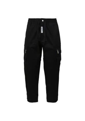GCDS drawstring cargo pants - Black
