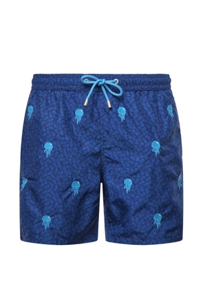MC2 Saint Barth jellyfish-embroidered swim shorts - Blue