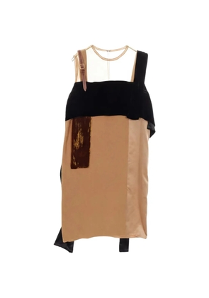 Burberry Pre-Owned 2010s lace silk mini dress - Neutrals