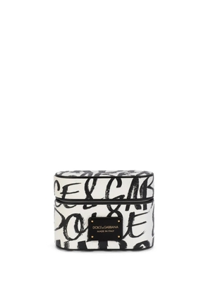 Dolce & Gabbana logo-print AirPods case - White