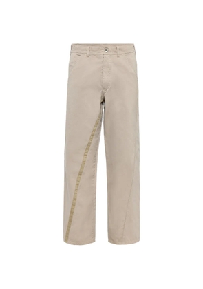 Maison Margiela twisted-seam straight-leg trousers - Neutrals