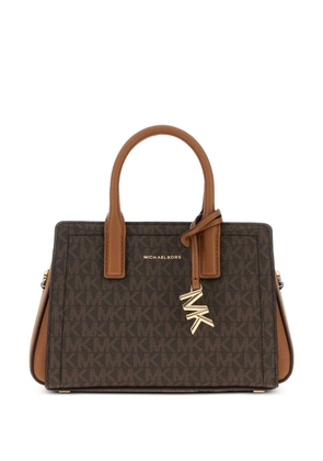 Michael Michael Kors logo-print monogram tote bag - Brown