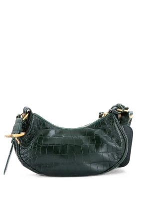 Balenciaga Pre-Owned Neo Cagole City Bag Crocodile Embossed with Crystals Small satchel - Green