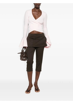 Jacquemus Paysan flared-sleeve sweater - Pink