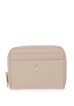 Trussardi zip-fastening card wallet - Neutrals