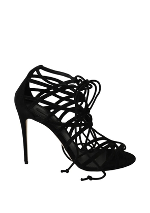 Dolce & Gabbana cut-out lace-up sandals - Black