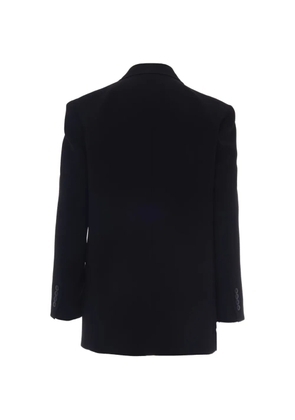 Max Mara double-breasted peak-lapel blazer - Black