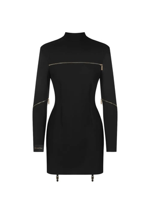 Maison Close zip-detail suspender-strap dress - Black