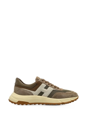 Hogan Hyperlight panelled sneakers - Brown