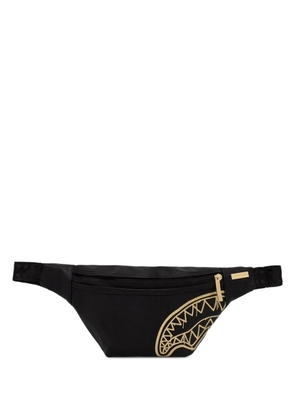Sprayground Gold Fang Savvy belt bag - Black