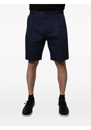 Dolce & Gabbana pleated cotton shorts - Blue