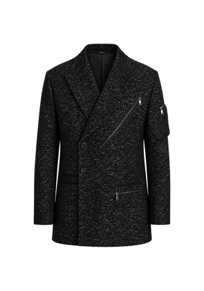 Dolce & Gabbana flecked double-breasted blazer - Black