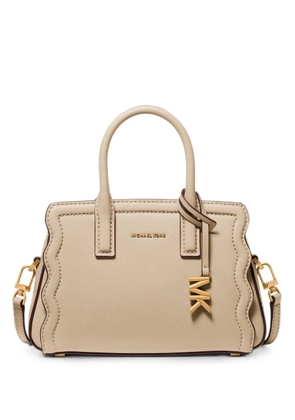Michael Kors extra small Laila scalloped-edge tote bag - Neutrals