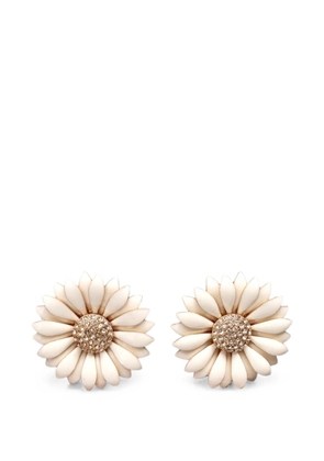 Carolina Herrera crystal-embellished earrings - White