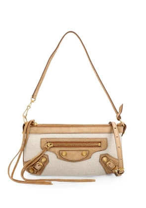 Balenciaga mini Le City canvas shoulder bag - Neutrals
