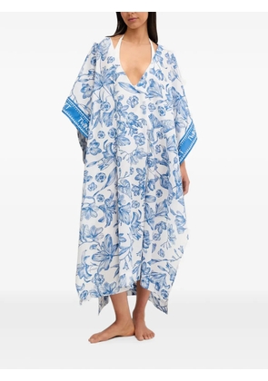 TWINSET floral-print midi kaftan - White