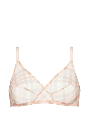 ERES Loch check-pattern bra - Neutrals